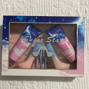 Super star gift set for women, With perfume 50ml +50ml, Body lotion & Shower gel